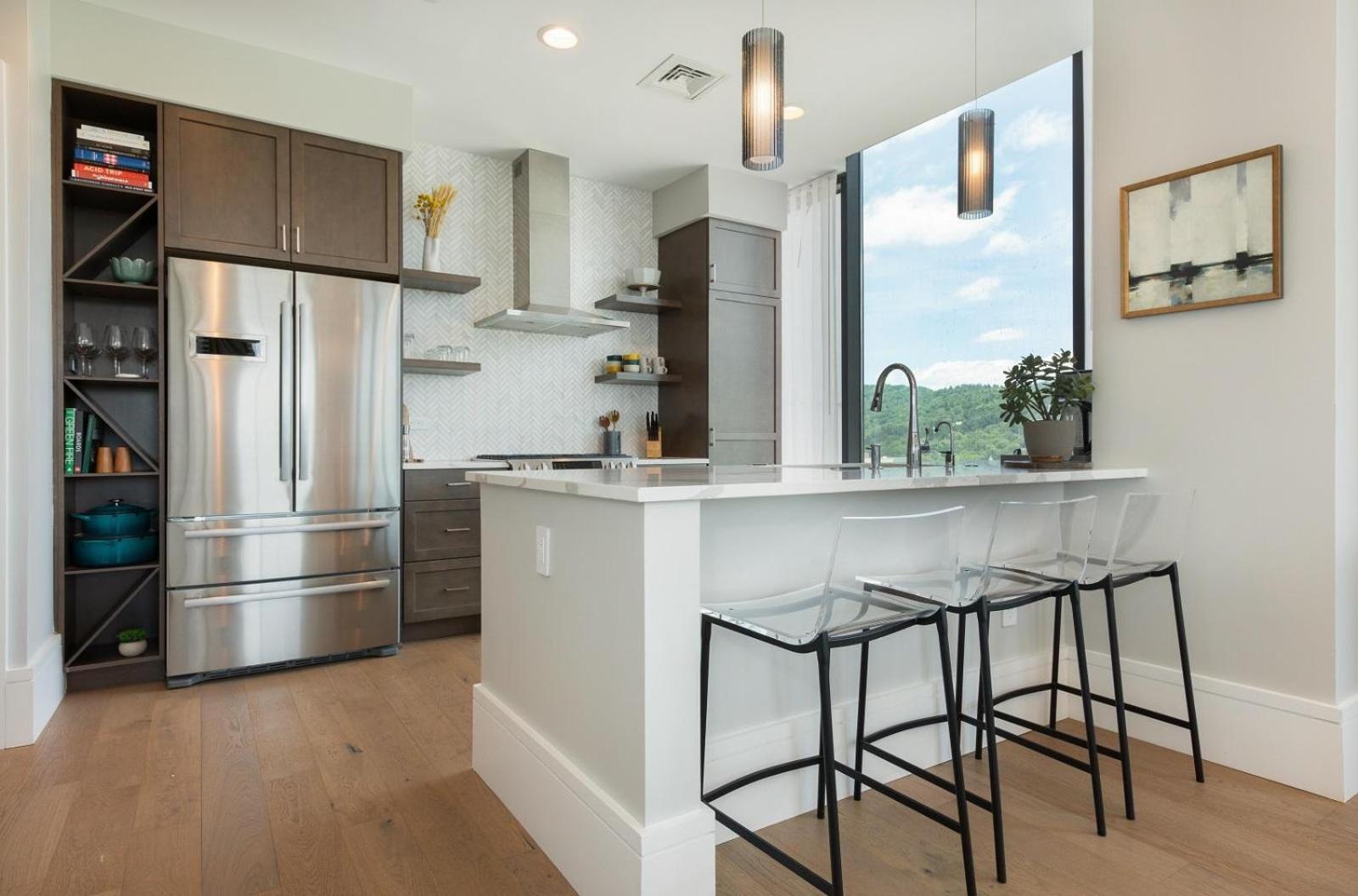 Panoramic Pack Square Apartment Asheville Luaran gambar